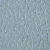 Light blue quilted leather texture with a diamond pattern, matte finish, and visible stitching; sample labeled “swan > leather (pf) > pf 8002”.